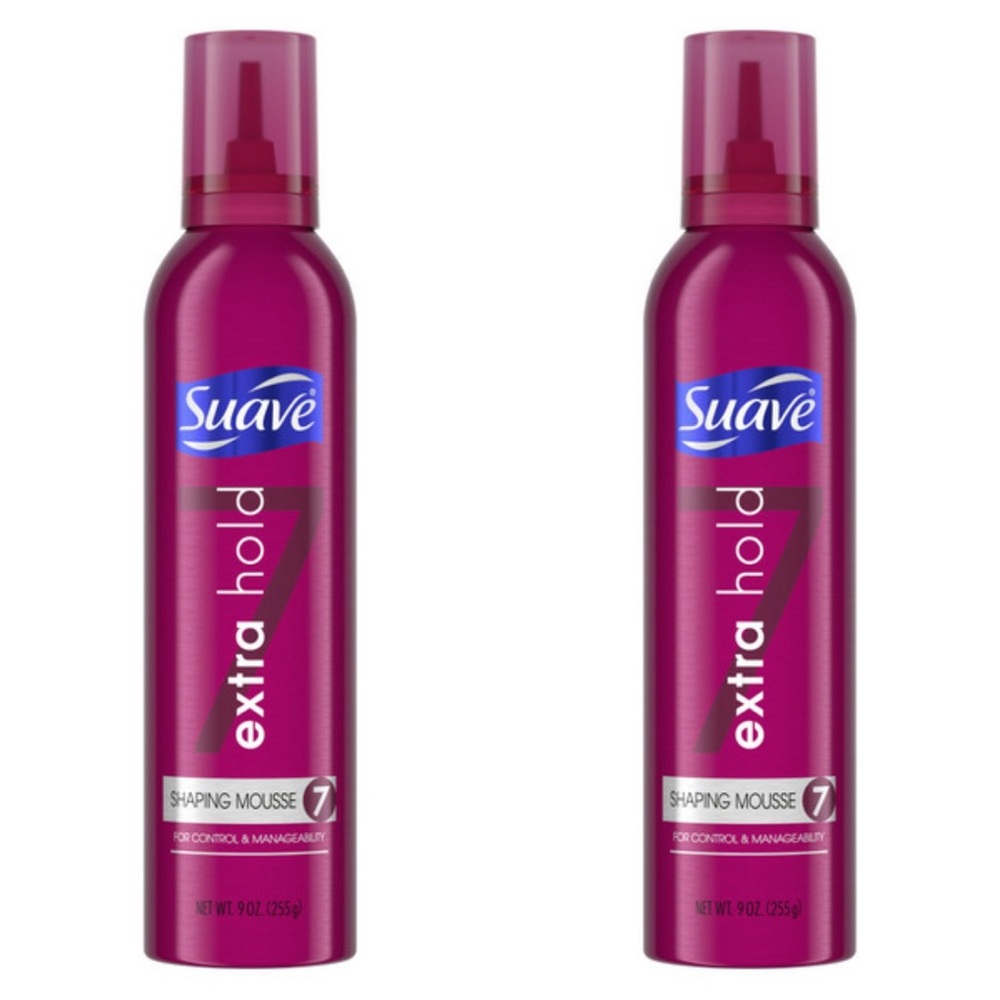 Suave Extra Hold Shaping Mousse Set